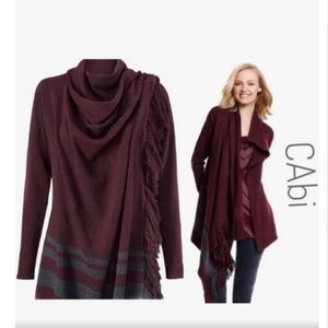 Cabi Fringe Wrap Poncho